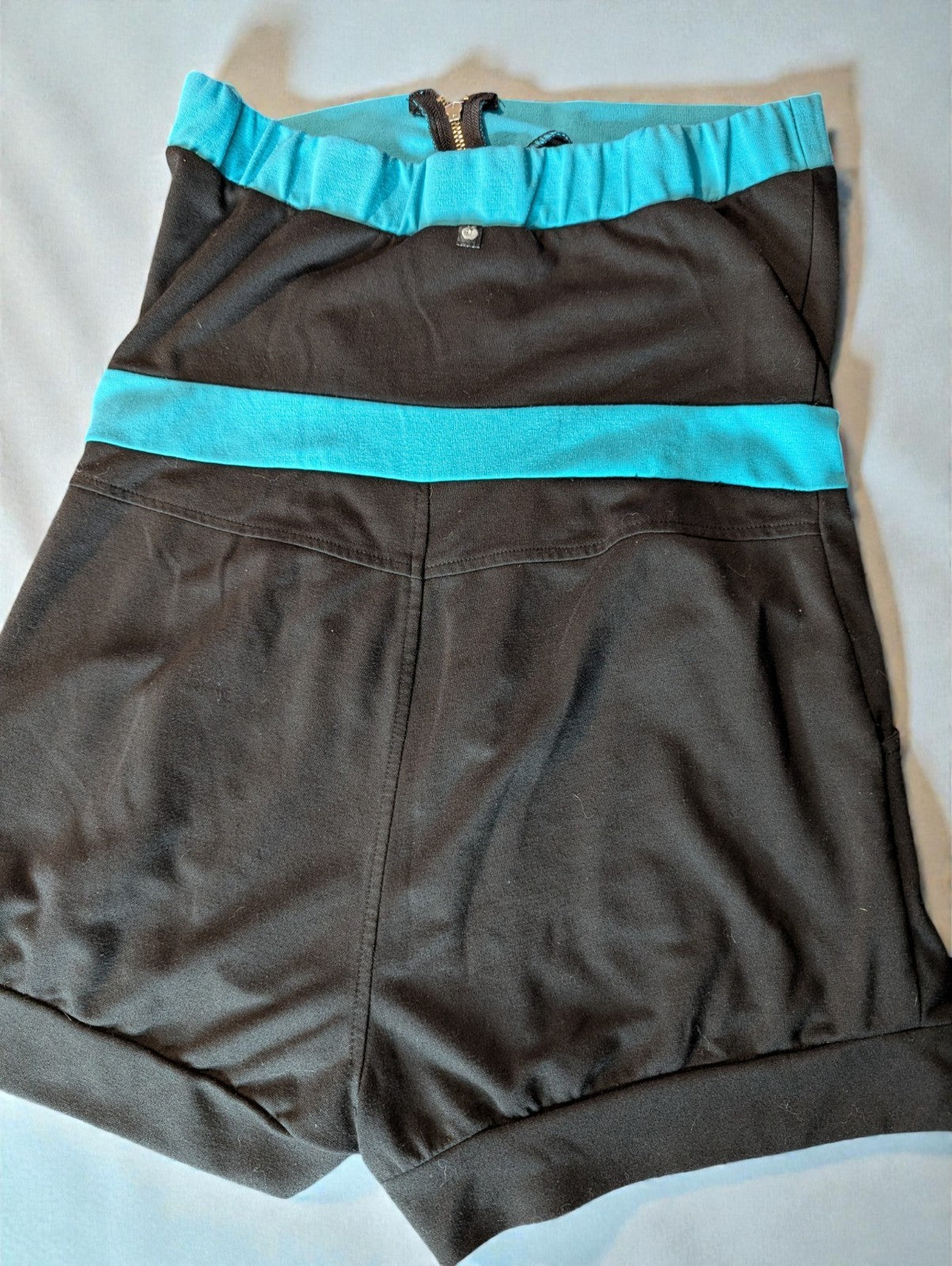 Y2K Apple Bottoms Strapless Shorts Jumpsuit One Piece, Size XL