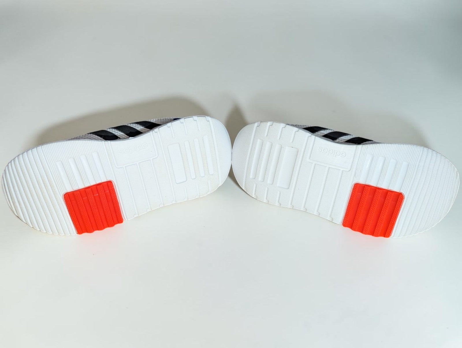 White Adidas Racer Toddler/Little Kids Shoes, Size 8K