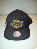 Mitchell & Ness Los Angeles Lakers Hardwood Classics Black Snapback Hat