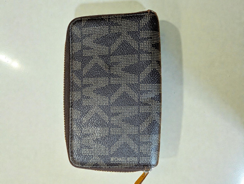 Michael Kors Jet Set Travel Continental Wallet, Brown Logo