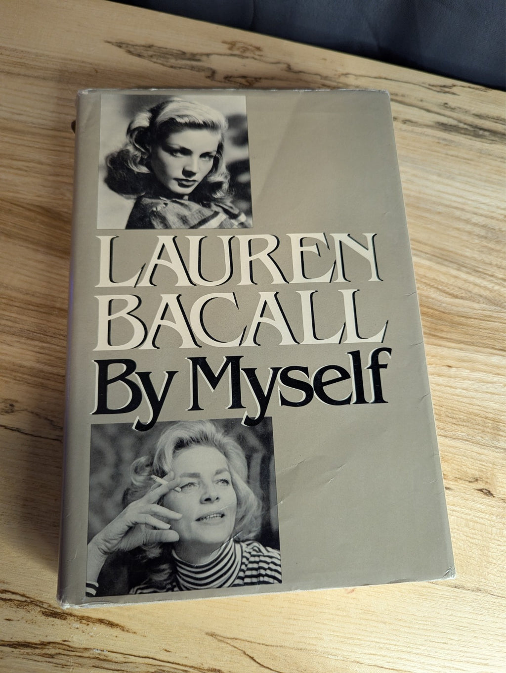 Lauren Bacall by Myself Autobiography Book, Signed Autographed