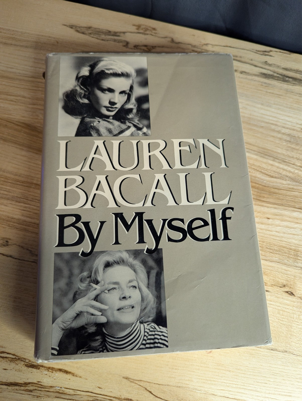 Lauren Bacall by Myself Autobiography Book, Signed Autographed