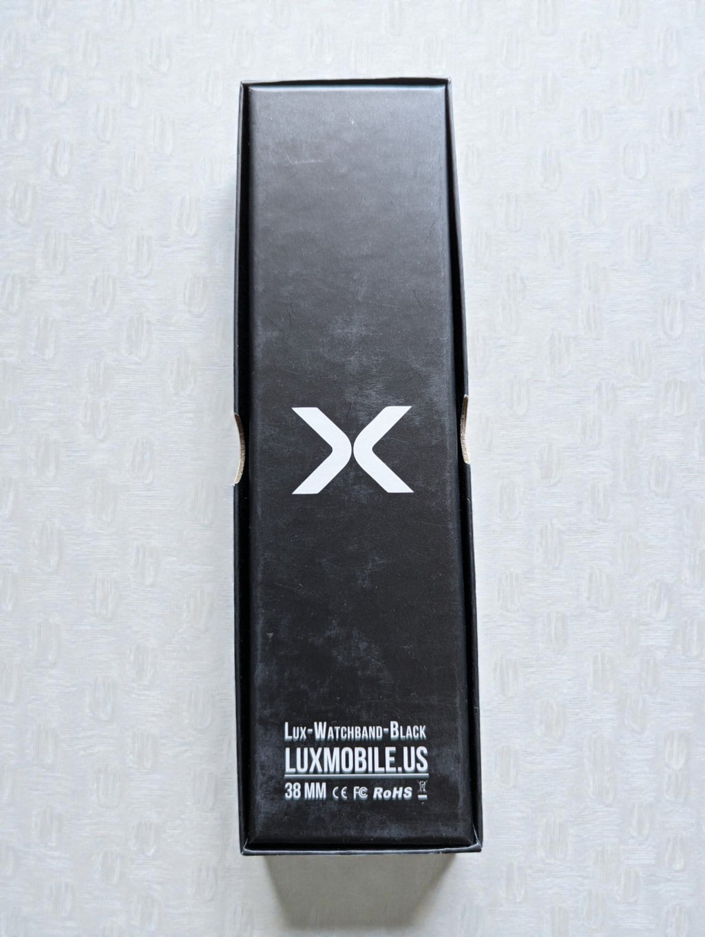 Lux Mobile Black Stainless Steel 38mm Apple Watch Band- New in Box