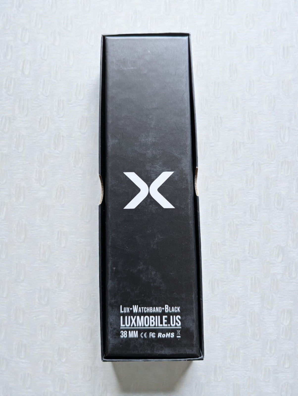 Lux Mobile Black Stainless Steel 38mm Apple Watch Band- New in Box