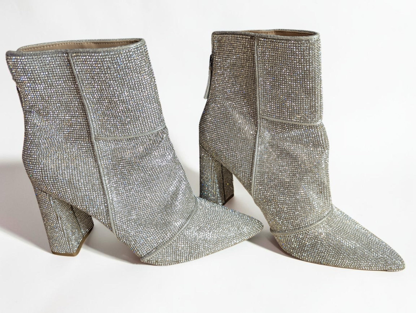 Steve Madden Women's Noticed-R Rhinestone Ankle Booties, Size 10