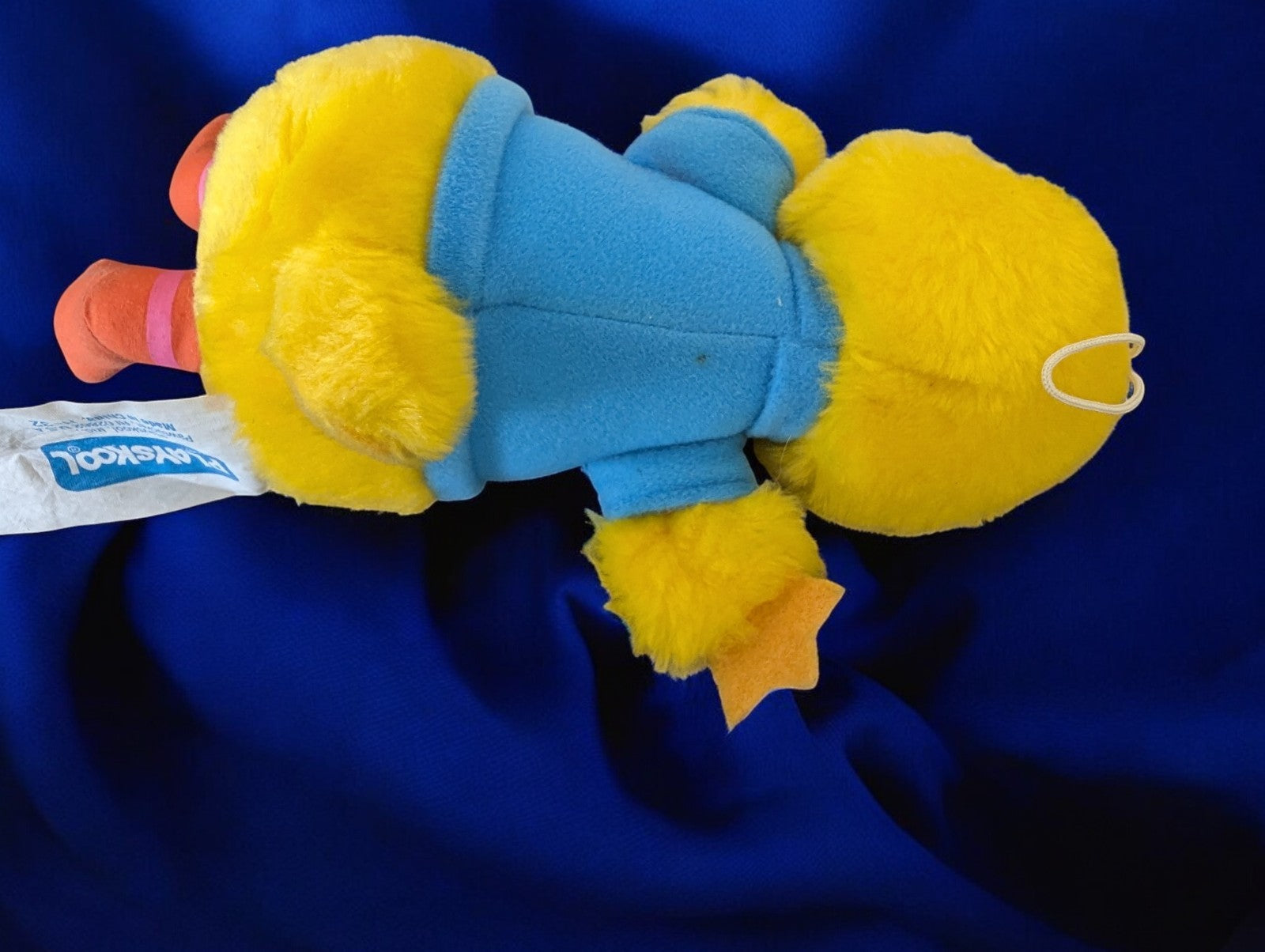 Vintage 1980s Playskool Sesame Street Toys (2)-Big Bird & Poppin' Pals