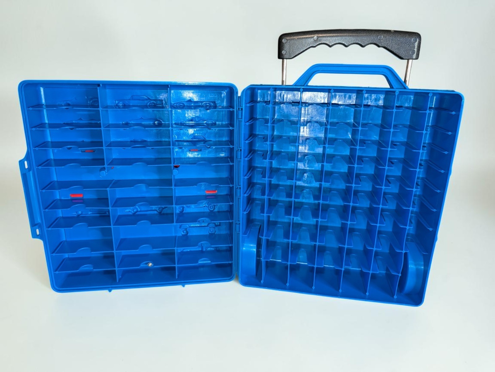 1997 Hot Wheels Storage Case with 32 Vintage Hot Wheels Cars (1970s-1999) Lot