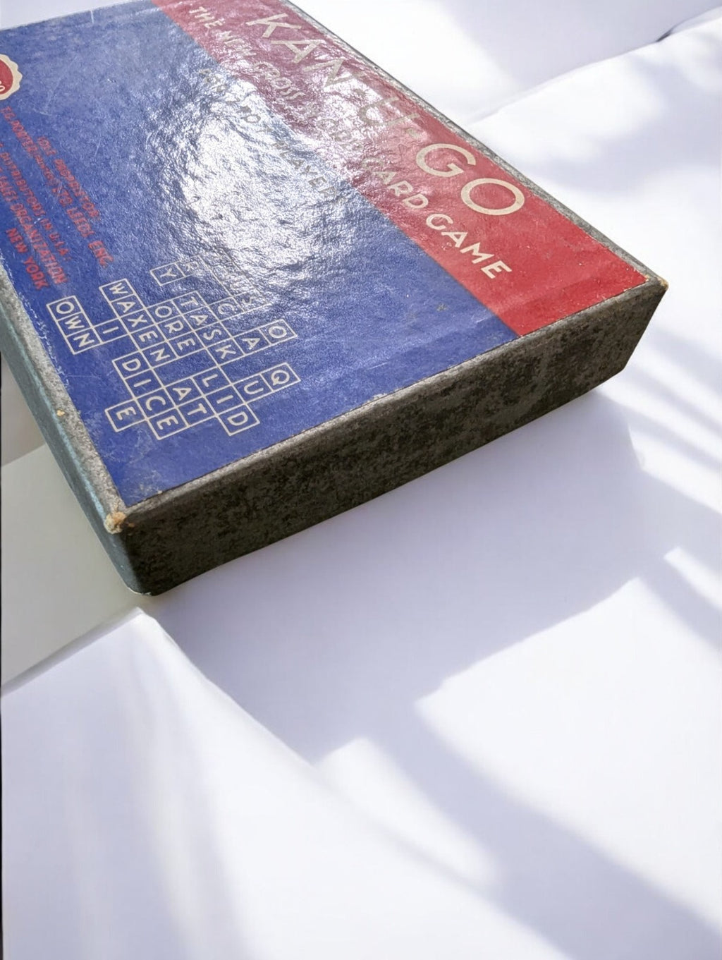 Vintage 1937 KAN-U-GO Crossword Game