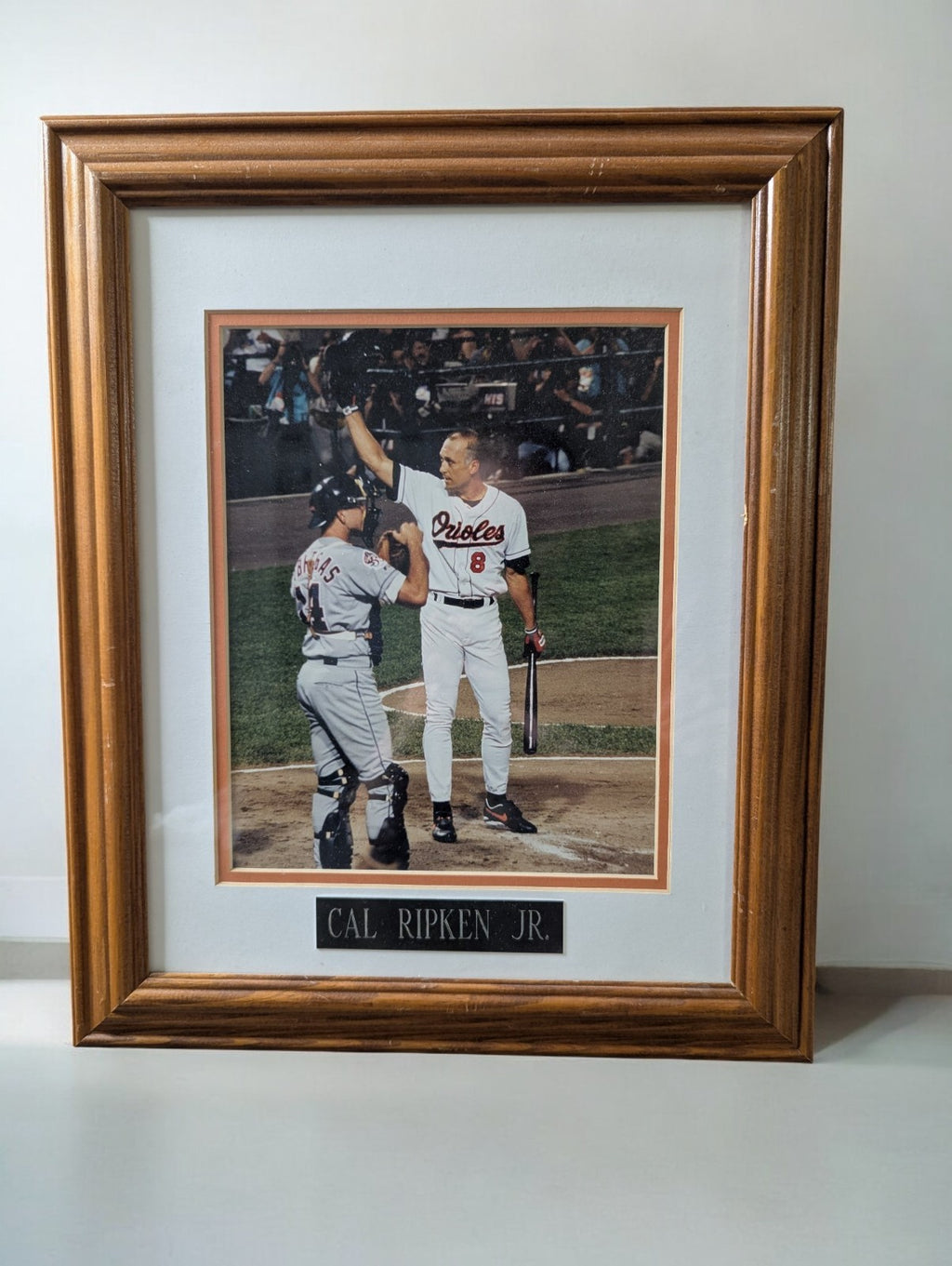 Cal Ripken Jr. Photo and Plaque, Framed
