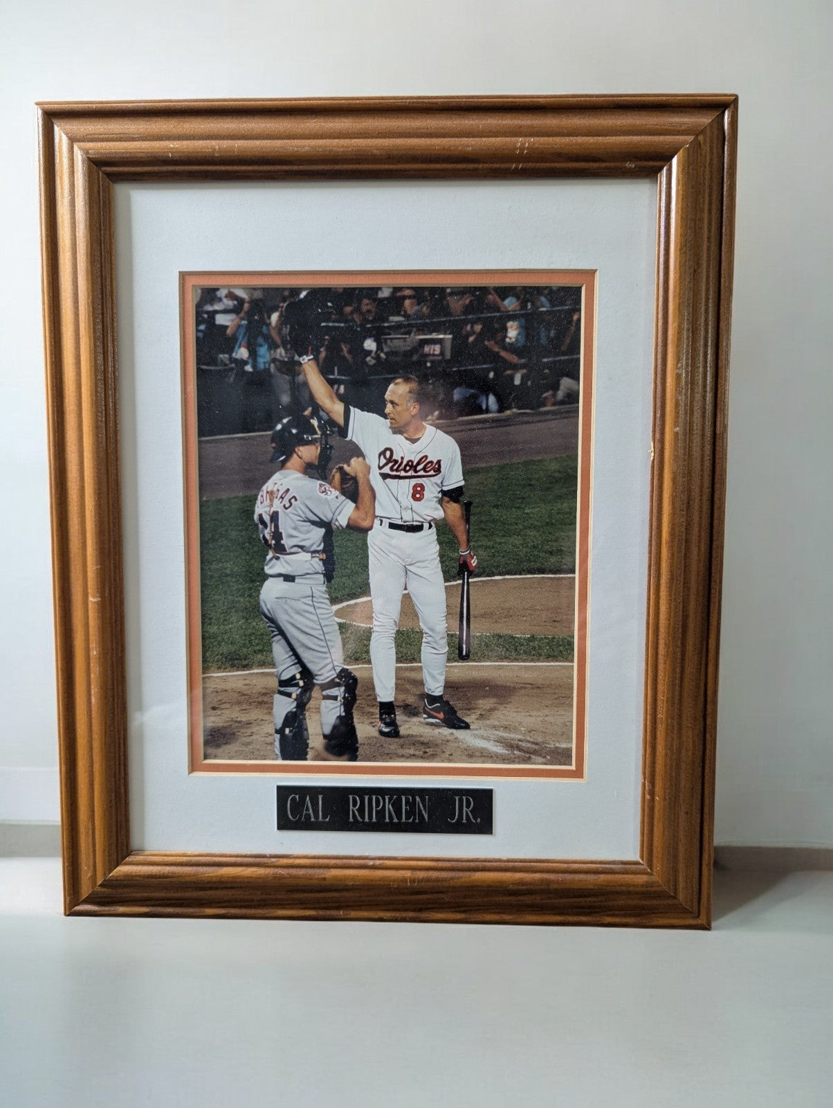 Cal Ripken Jr. Photo and Plaque, Framed