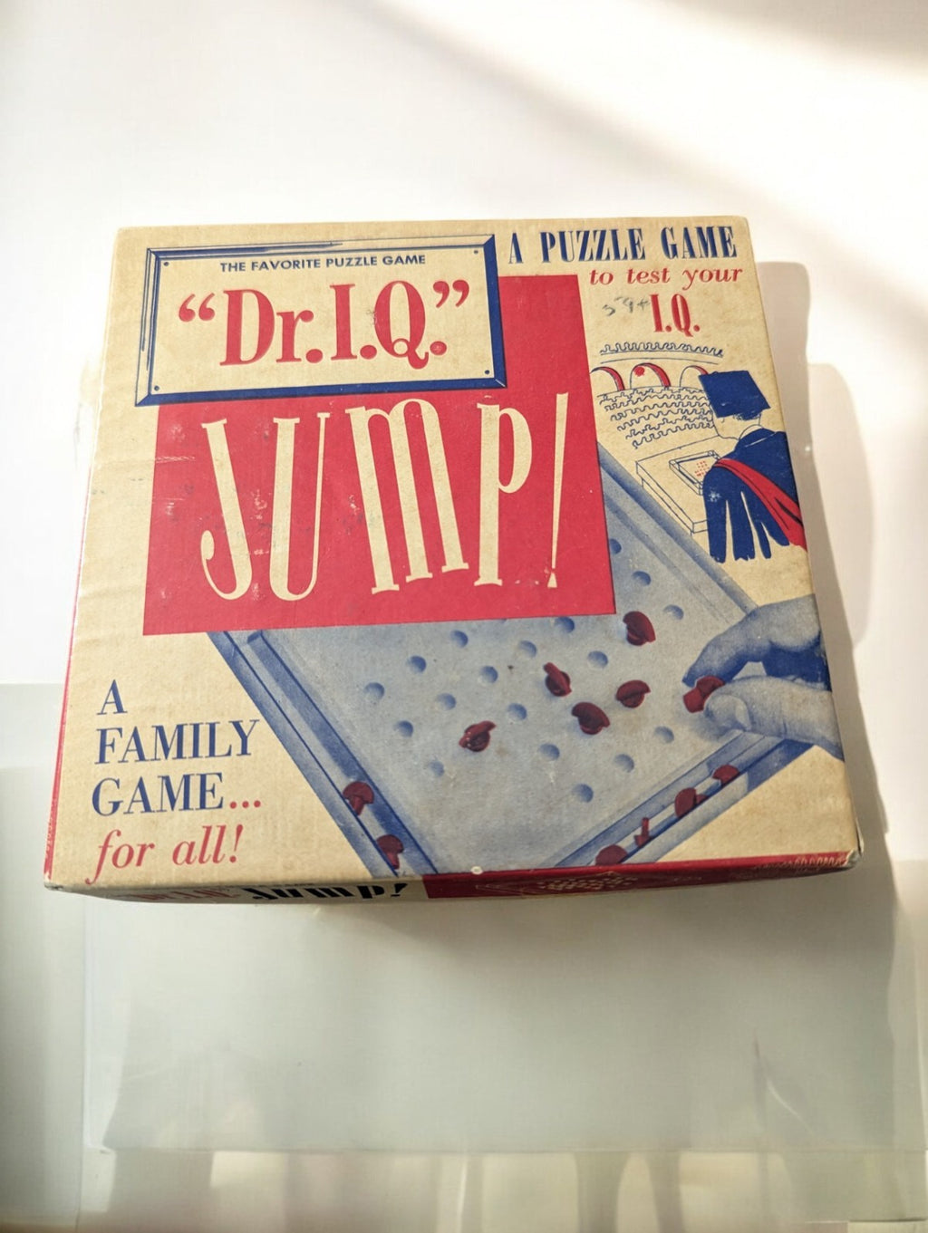 Vintage 1950s Dr.I.Q. Jump! Puzzle Game