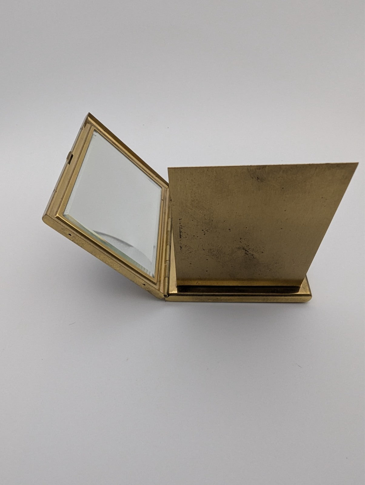 Vintage French Flag Compact/Mirror, 3"x2"