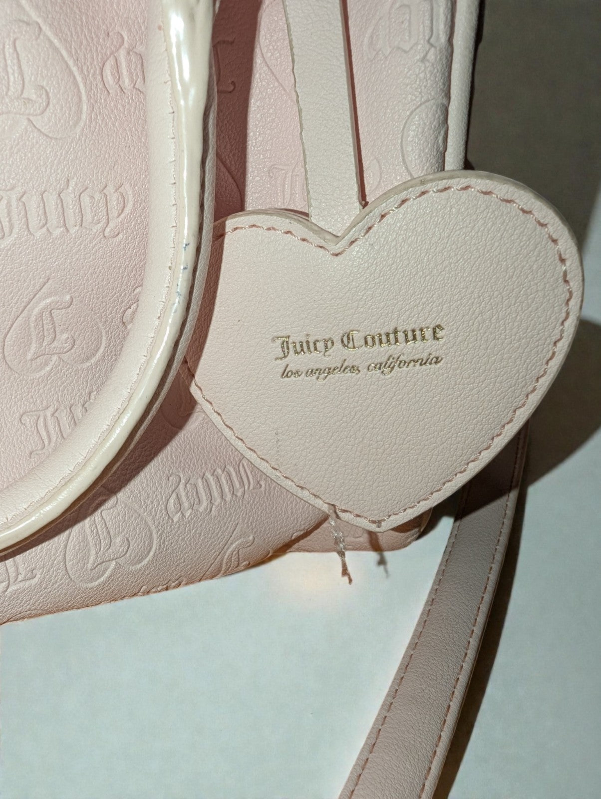 Juicy Couture Flawless Dome Satchel Handbag, Light Pink