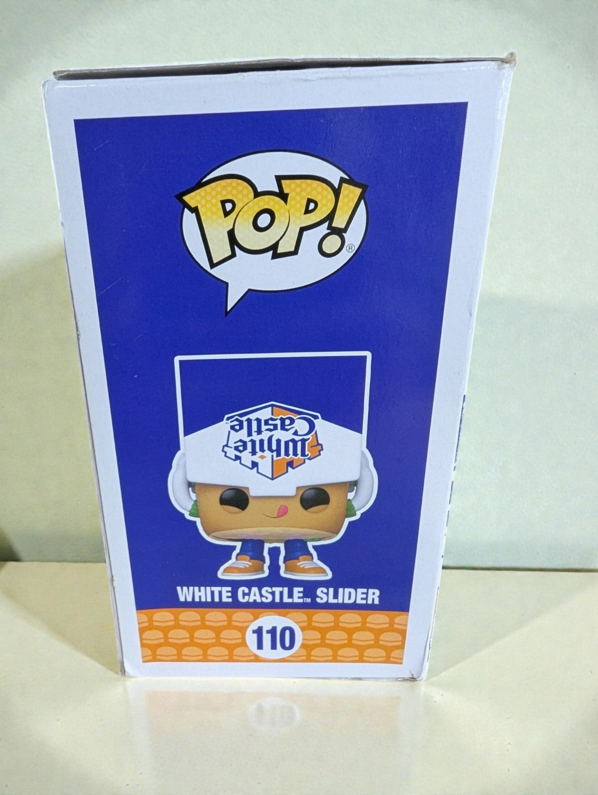 Funko Pop White Castle Slider #110, New in Box, Imperfect Box