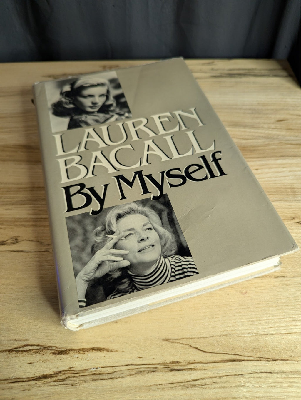 Lauren Bacall by Myself Autobiography Book, Signed Autographed