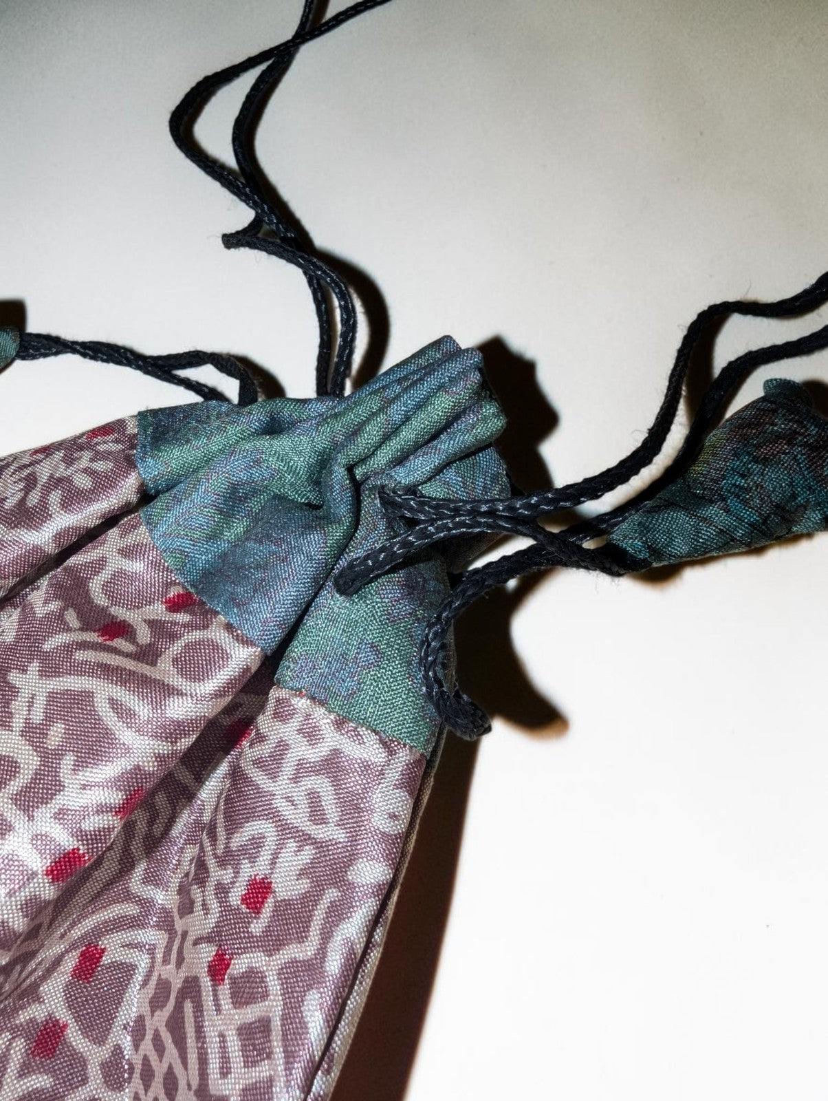 Small 100% Silk Drawstring Pouch, Accessory, Jewelry Bag
