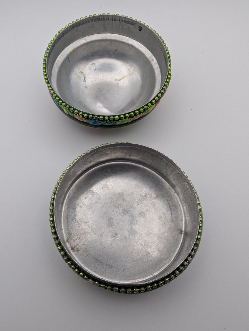 Beaded Trinket/Jewelry Boxes Set of 2