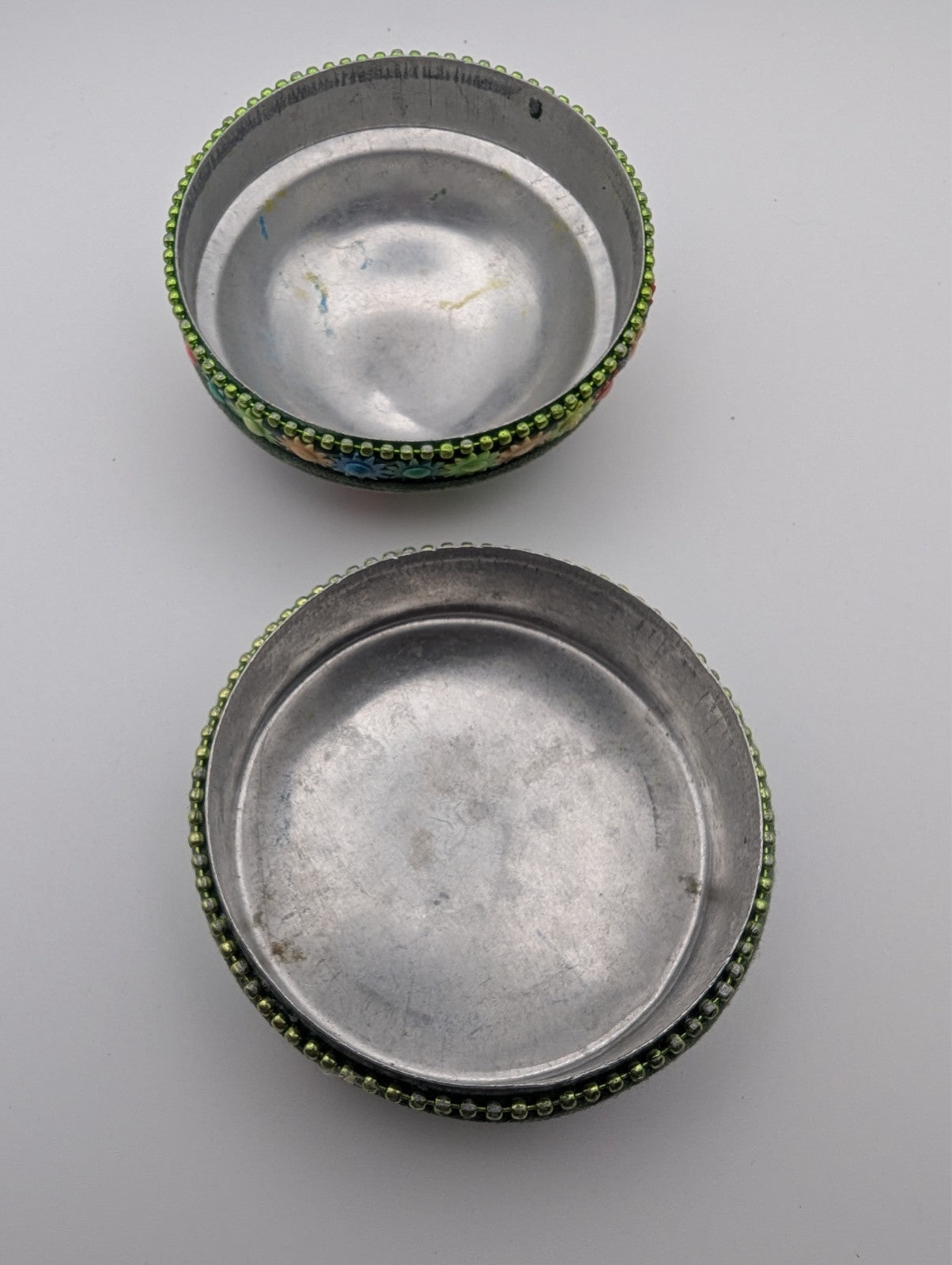 Beaded Trinket/Jewelry Boxes Set of 2