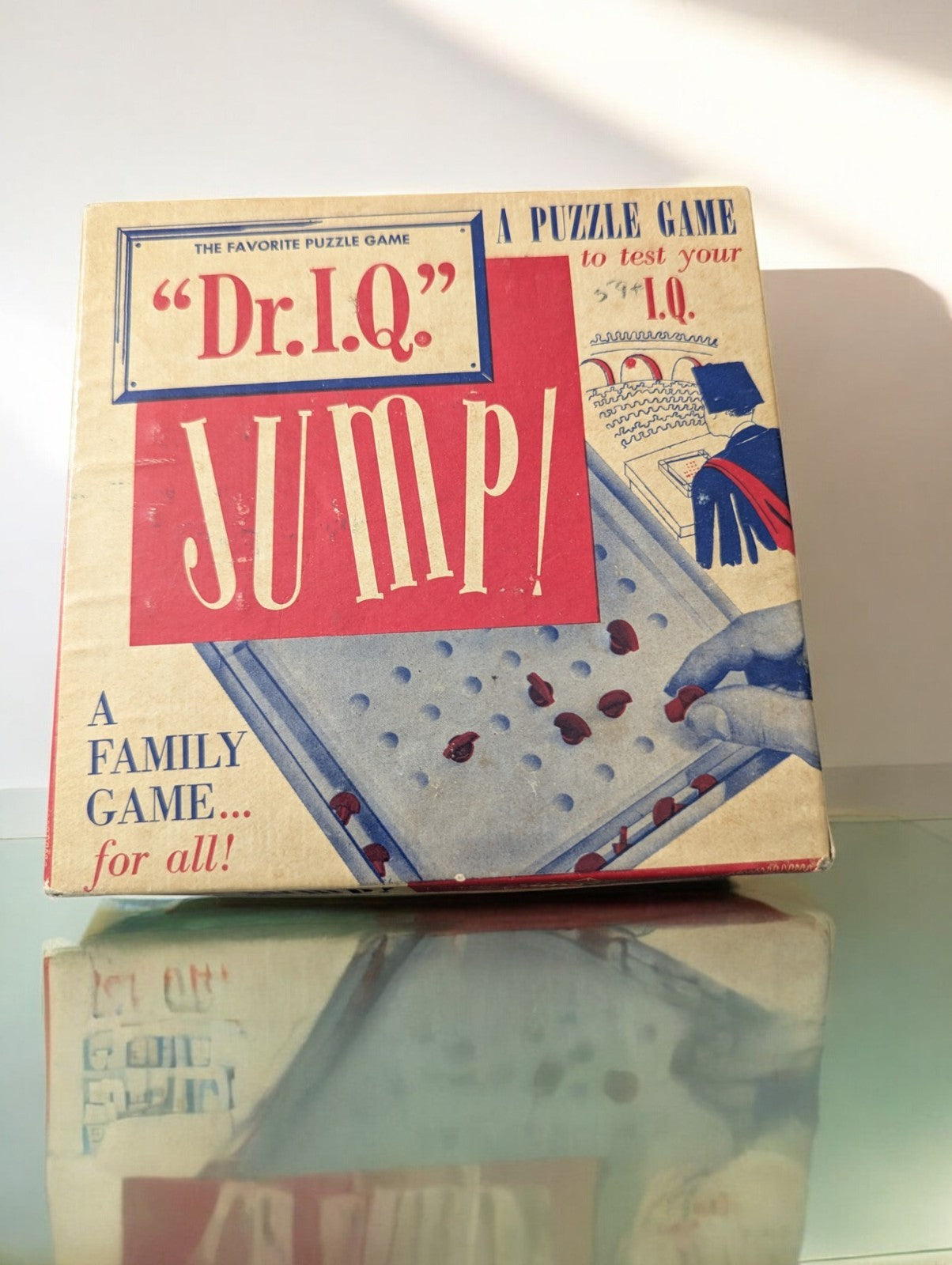 Vintage 1950s Dr.I.Q. Jump! Puzzle Game