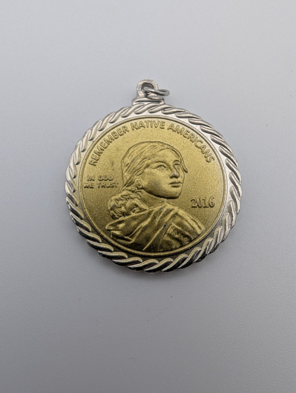 2016 Remember Native Americans Coin Pendant