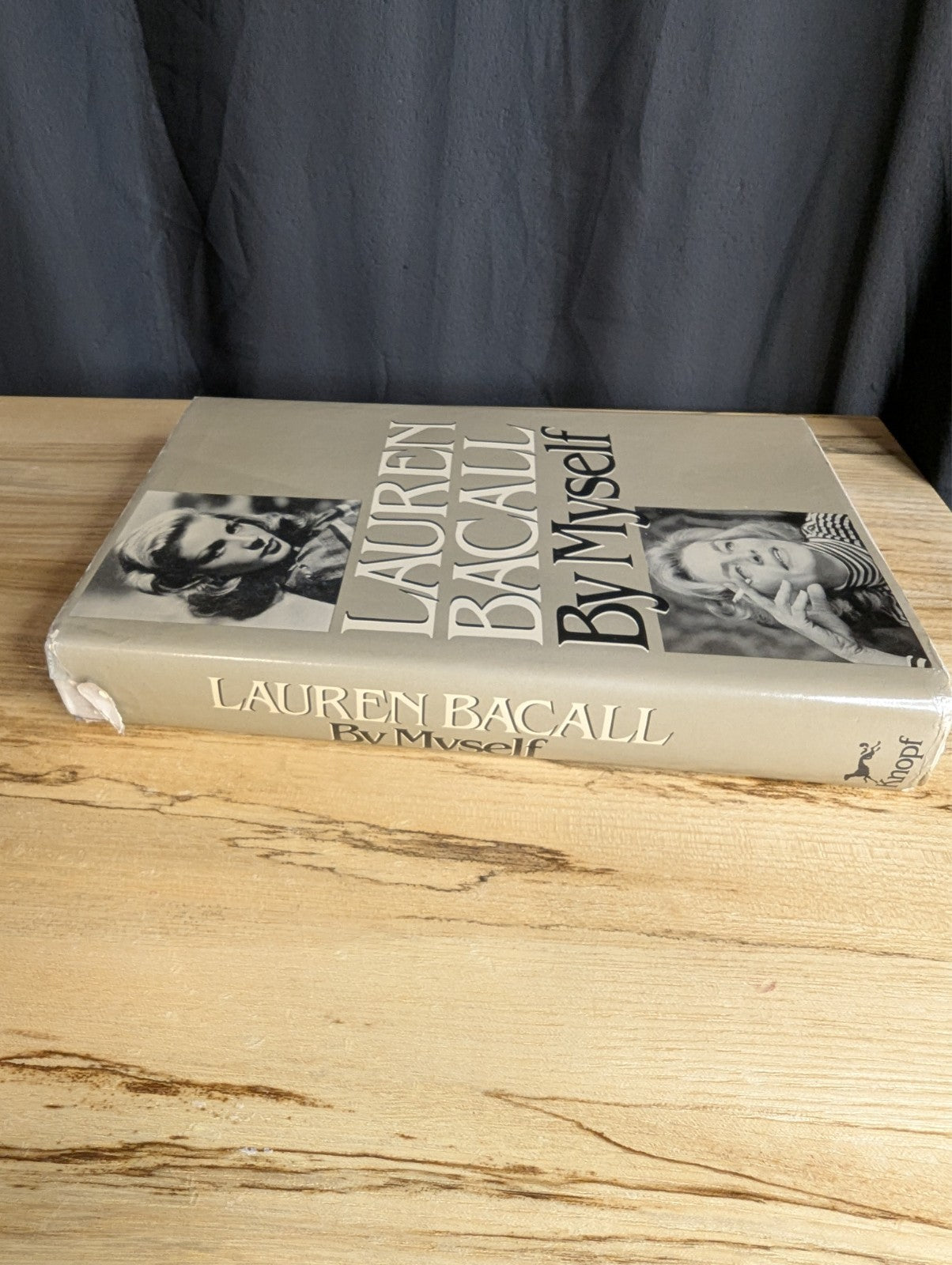 Lauren Bacall by Myself Autobiography Book, Signed Autographed