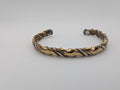 Sergio Lub Mix Metal Cuff Bracelet, Solid Copper, Jewler's Brass, German Silver