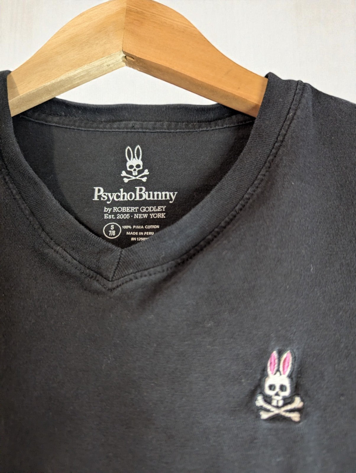 Y2K Women's Psycho Bunny Black, Size Small