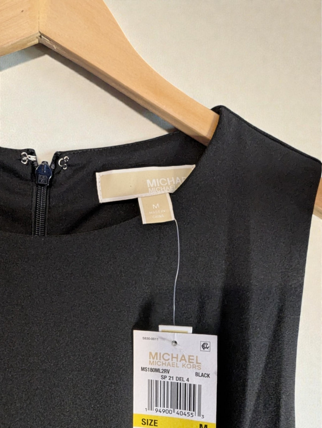 Michael Kors Sleeveless Black Shorts Romper Tie Waist, Medium