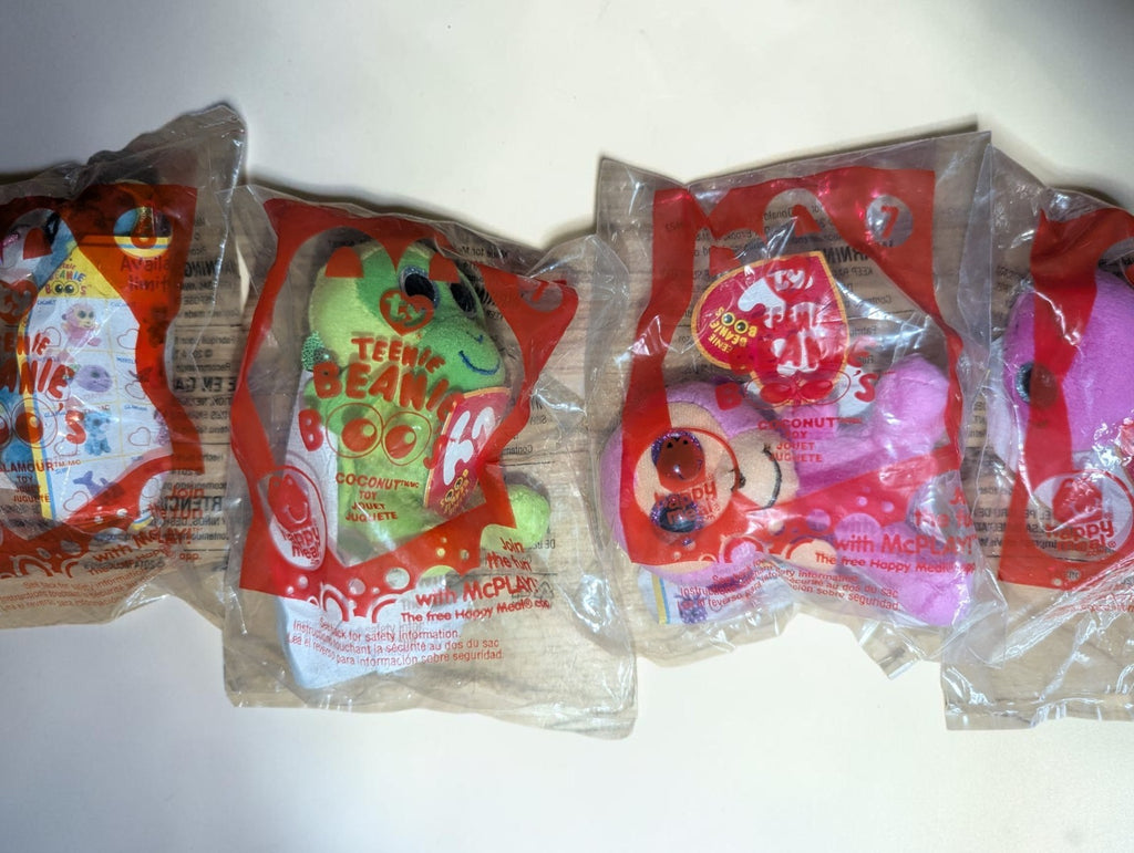 McDonald's TY Teenie Beanie Boos Happy Meal Toy Lot, 2 Extra