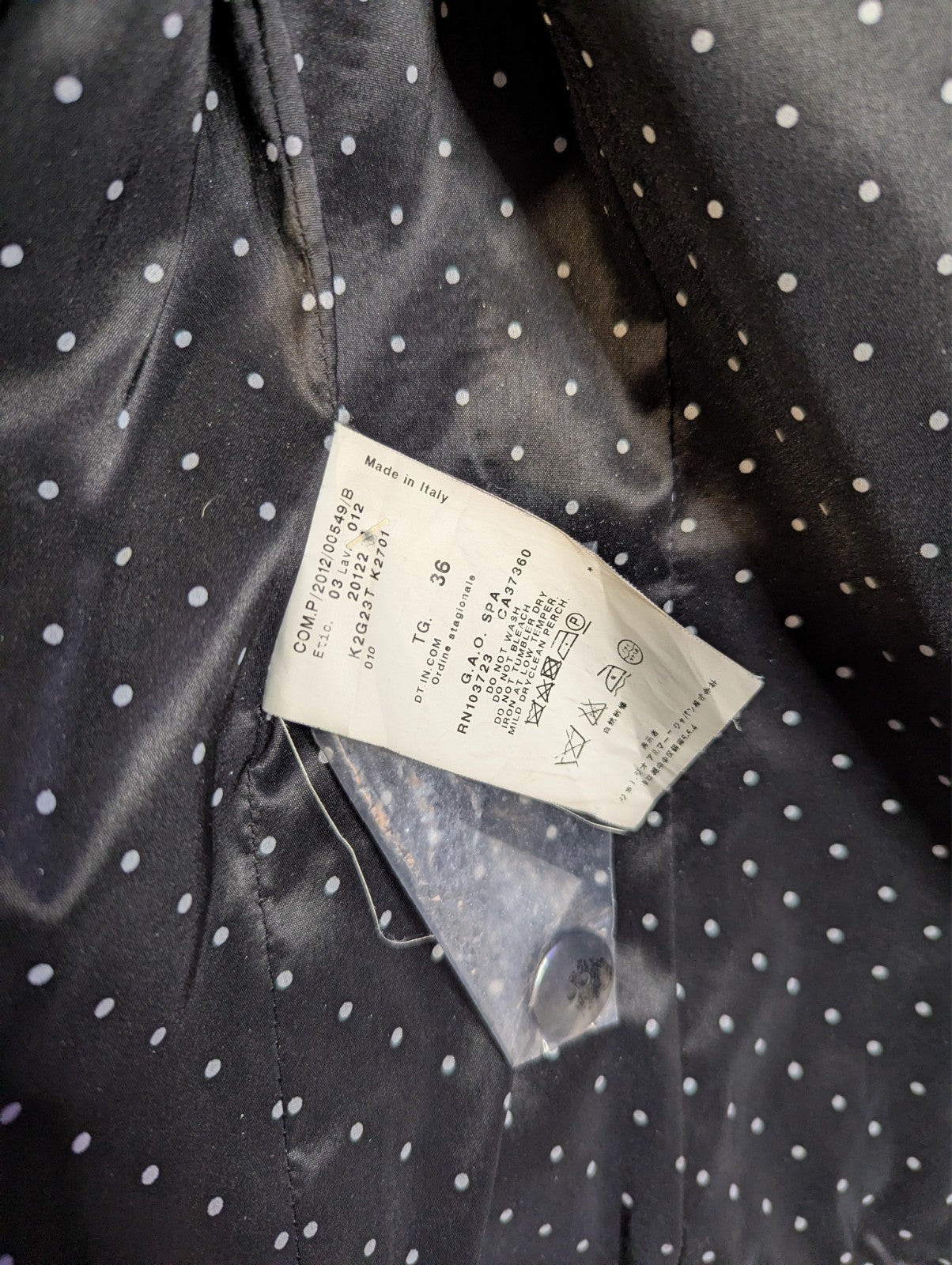 Emporio Armani MultiColor Tweed Button Front Jacket- Size 36, Medium 8/10