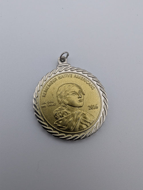 2016 Remember Native Americans Coin Pendant