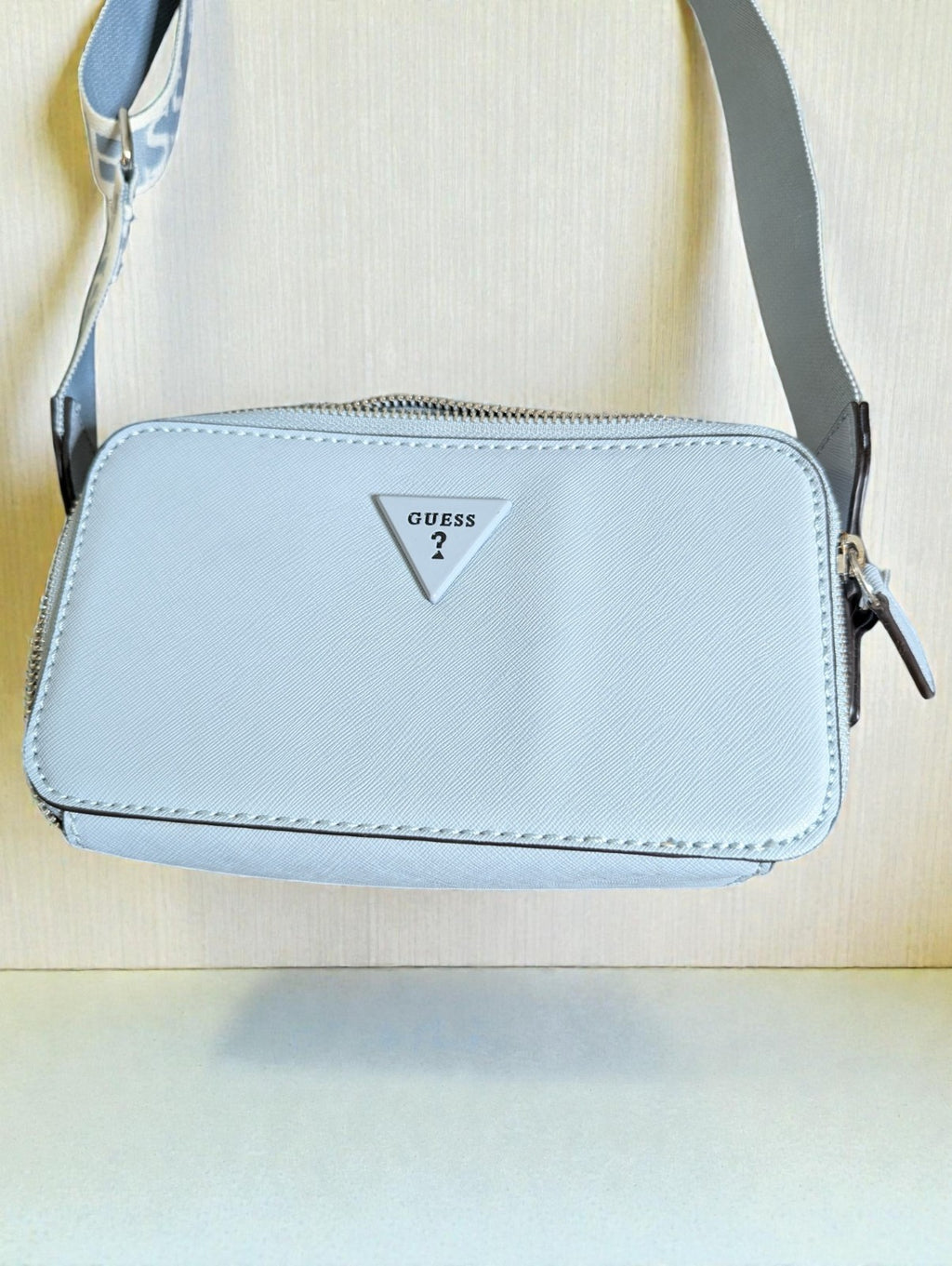 Guess Light Blue Charlestown Mini Crossbody Bag Purse