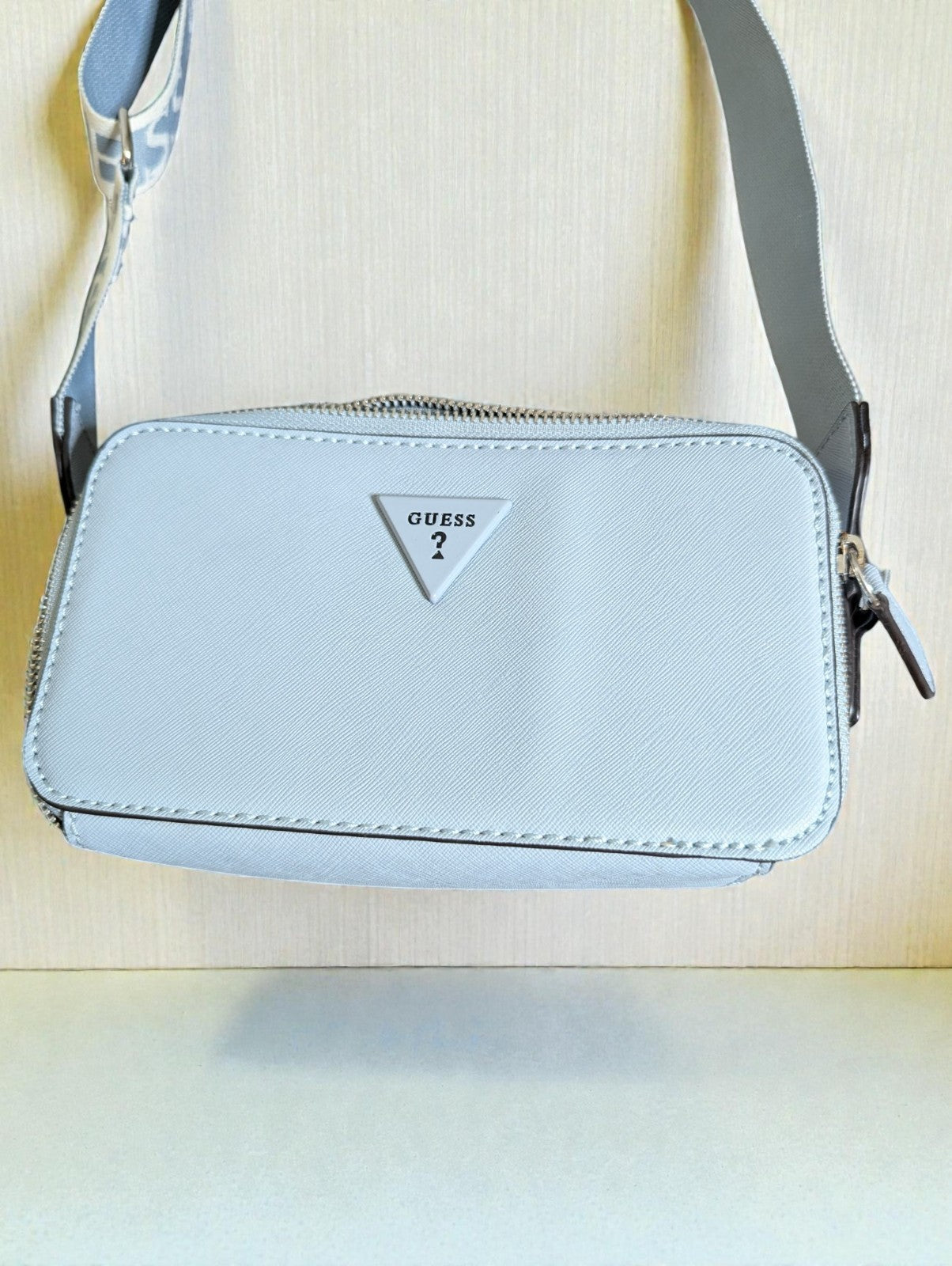 Guess Light Blue Charlestown Mini Crossbody Bag Purse
