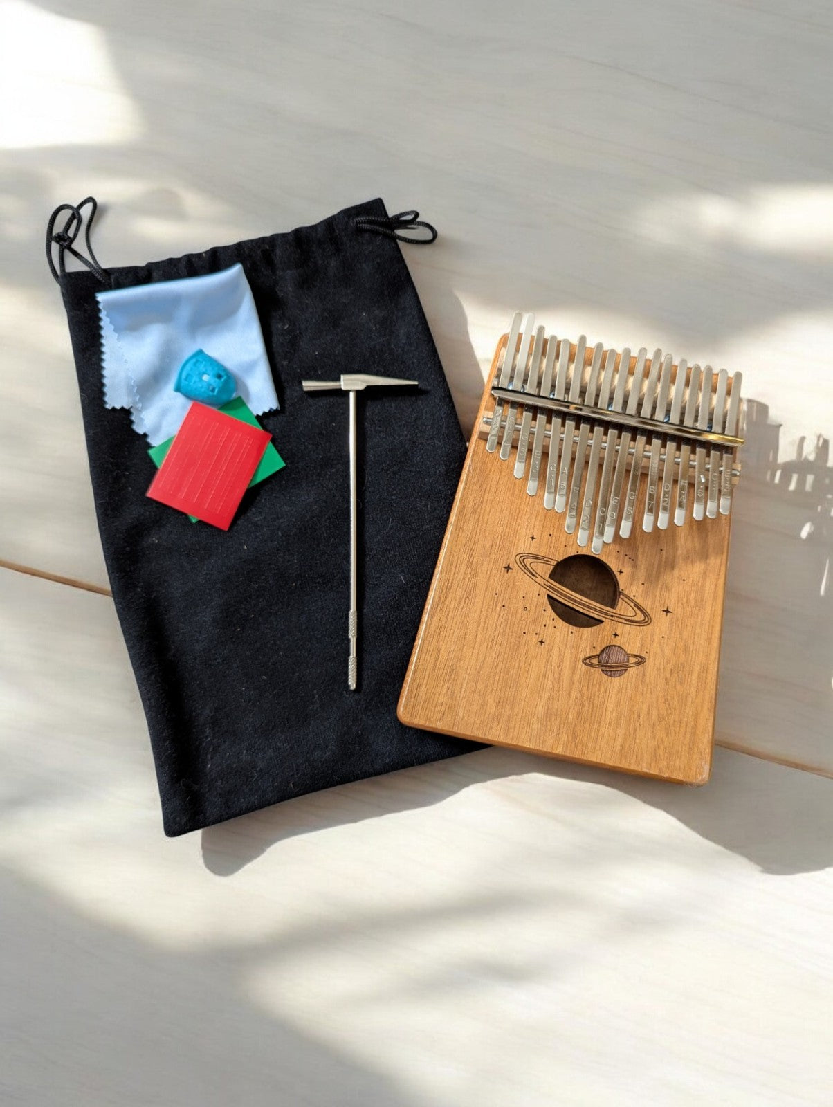 Kalimba Thumb Piano, Space Design-Comes with Bag and Accessories