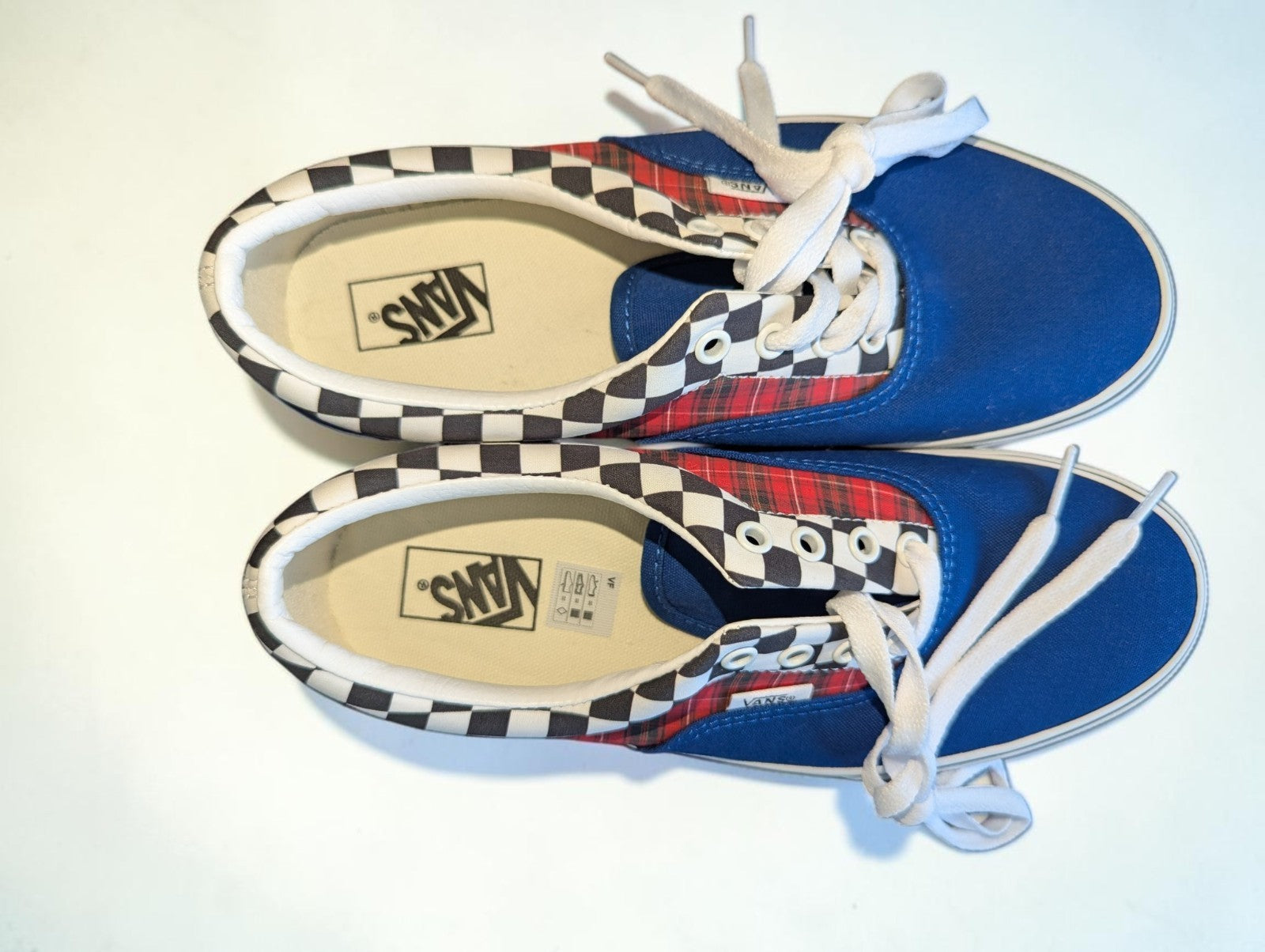 Vans Era Skate Shoes Plaid Checkerboard Colorway, Youth Size 5.5
