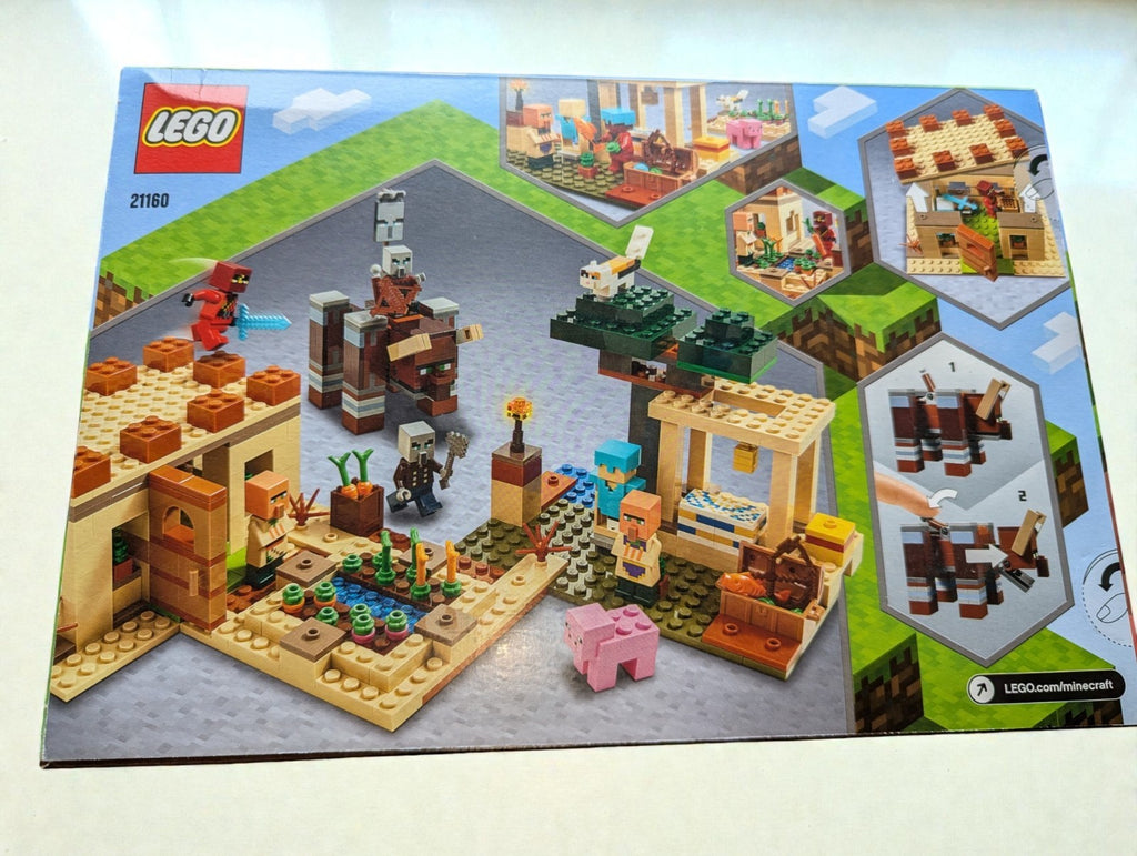 LEGO Minecraft The Illager Raid Set (21160)- New Sealed Box