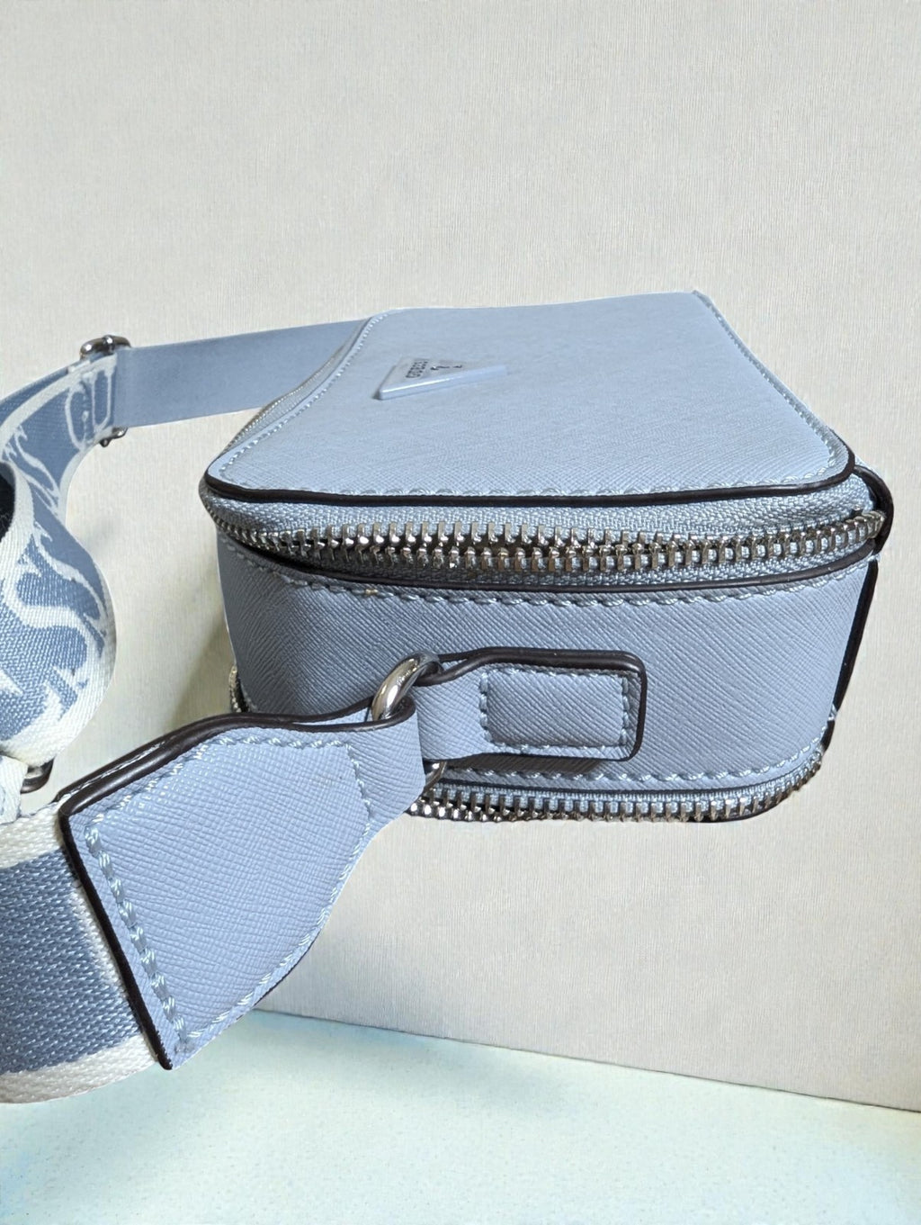 Guess Light Blue Charlestown Mini Crossbody Bag Purse