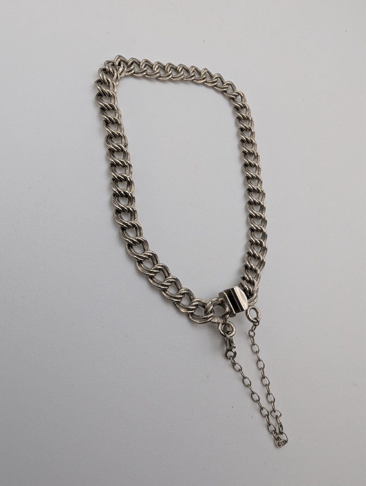 James Avery Sterling Silver Double Curb Charm Bracelet, 7"