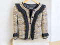 Emporio Armani MultiColor Tweed Button Front Jacket- Size 36, Medium 8/10