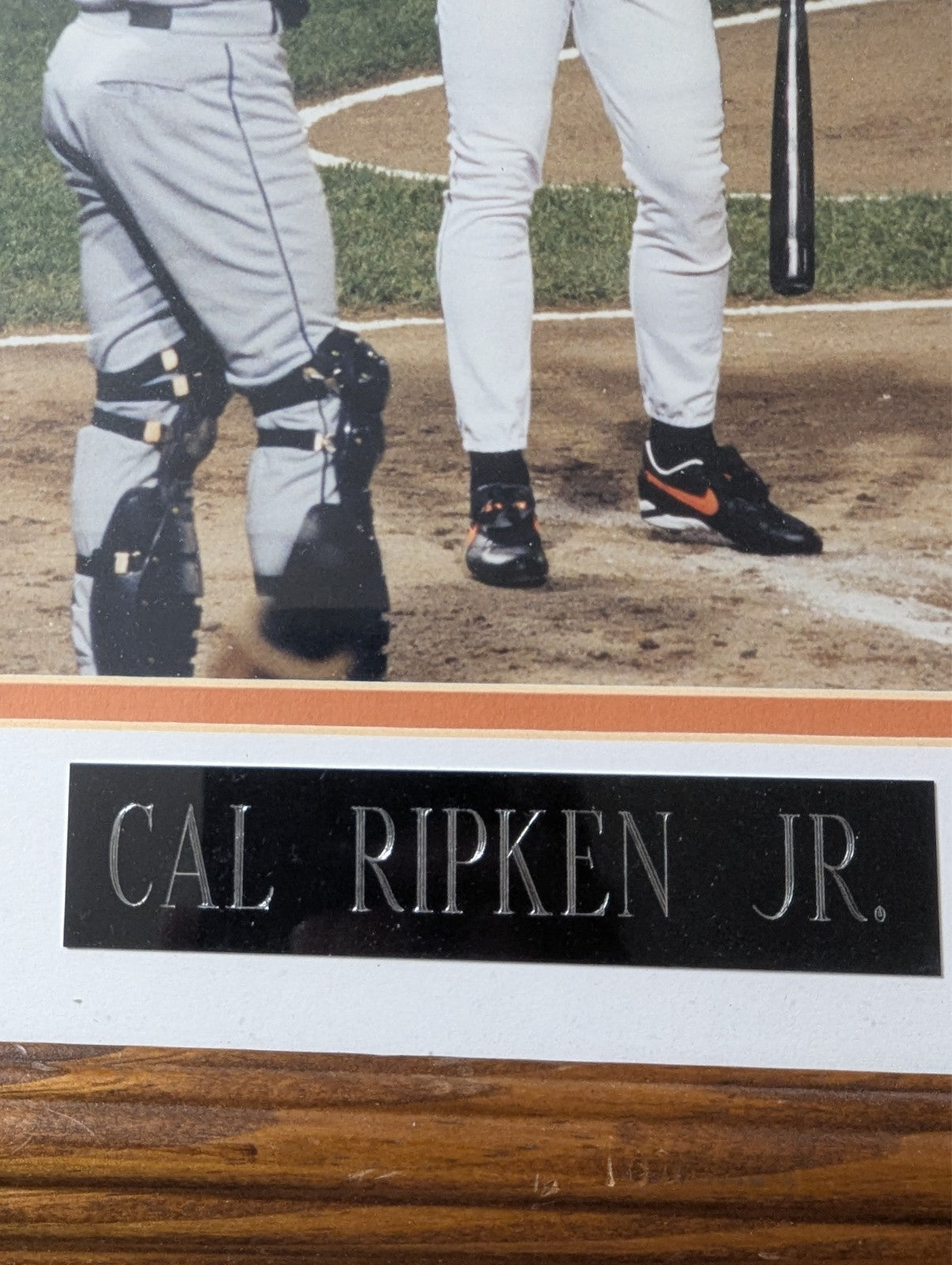 Cal Ripken Jr. Photo and Plaque, Framed