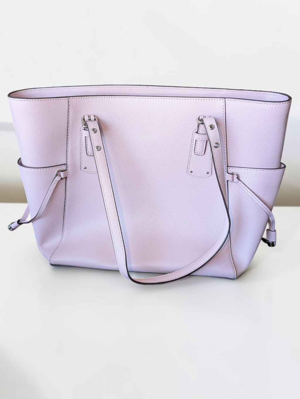 Michael Kors Voyager Large Saffiano Leather Tote, Powder Blush Pink
