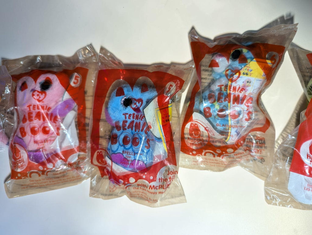 McDonald's TY Teenie Beanie Boos Happy Meal Toy Lot, 2 Extra
