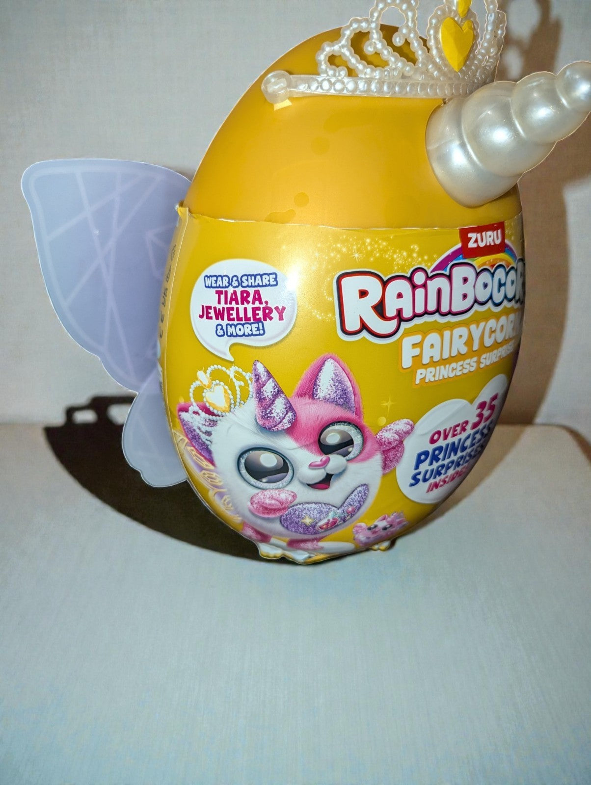 Zuru Rainbocorns Fairycorn Princess Surprise Collectible Plush Toy Egg, Unopened