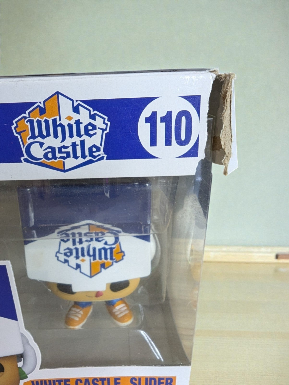 Funko Pop White Castle Slider #110, New in Box, Imperfect Box