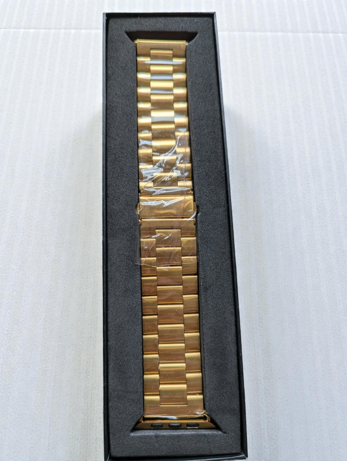Lux Mobile Gold Stainless Steel Link Apple Watch Band 42mm- New in Box