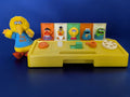 Vintage 1980s Playskool Sesame Street Toys (2)-Big Bird & Poppin' Pals