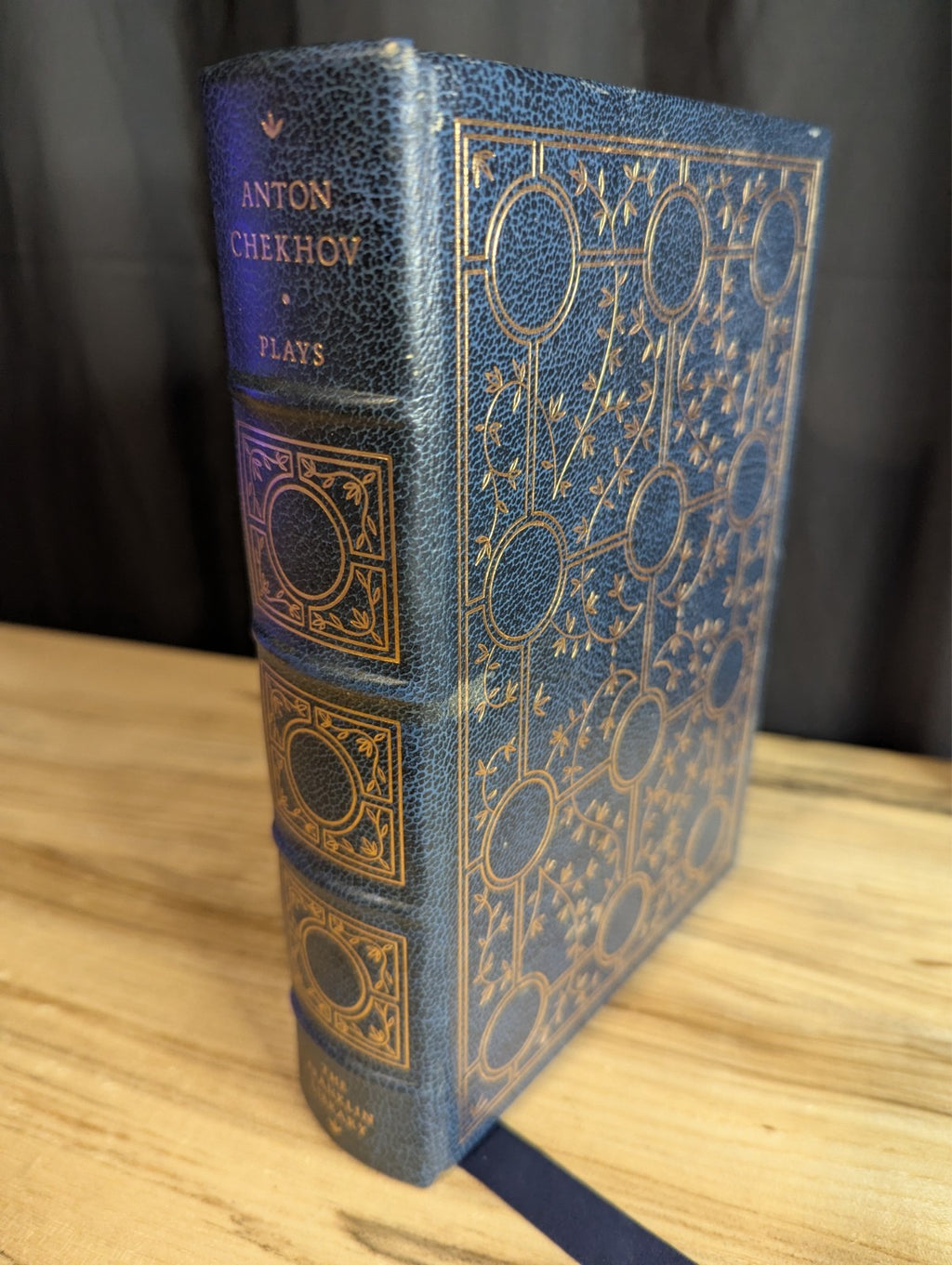 22K Gold Accent Eight Plays by Anton Chekhov 1976, Gold Gilded Page Edges Book