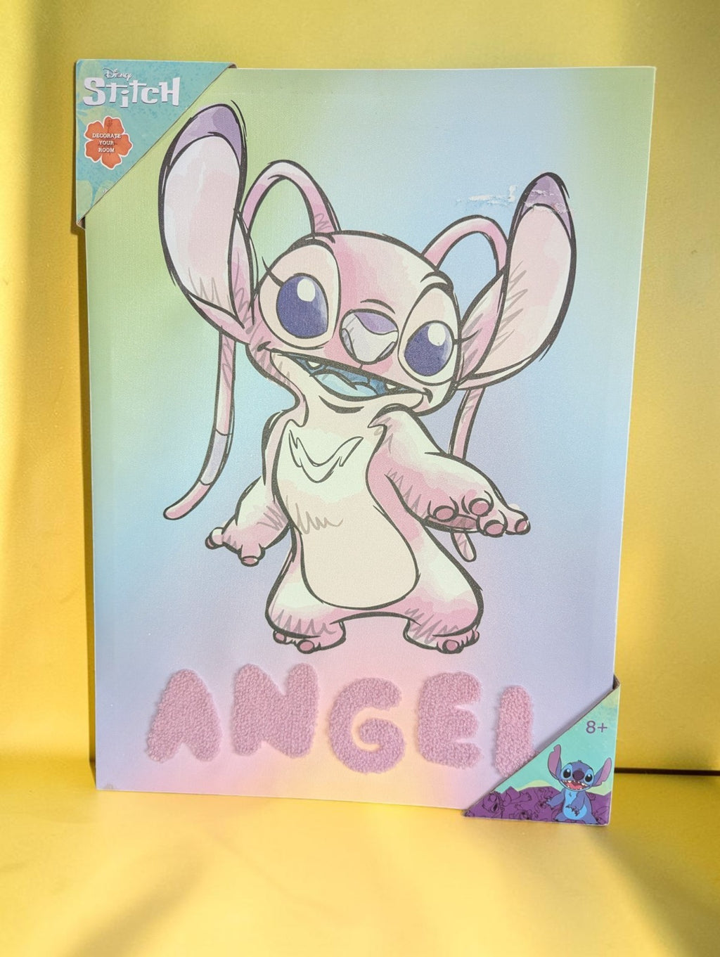 Disney Lilo & Stitch 2 Piece Wall Art and Throw Blanket Set, New