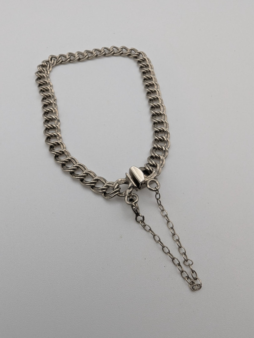 James Avery Sterling Silver Double Curb Charm Bracelet, 7"