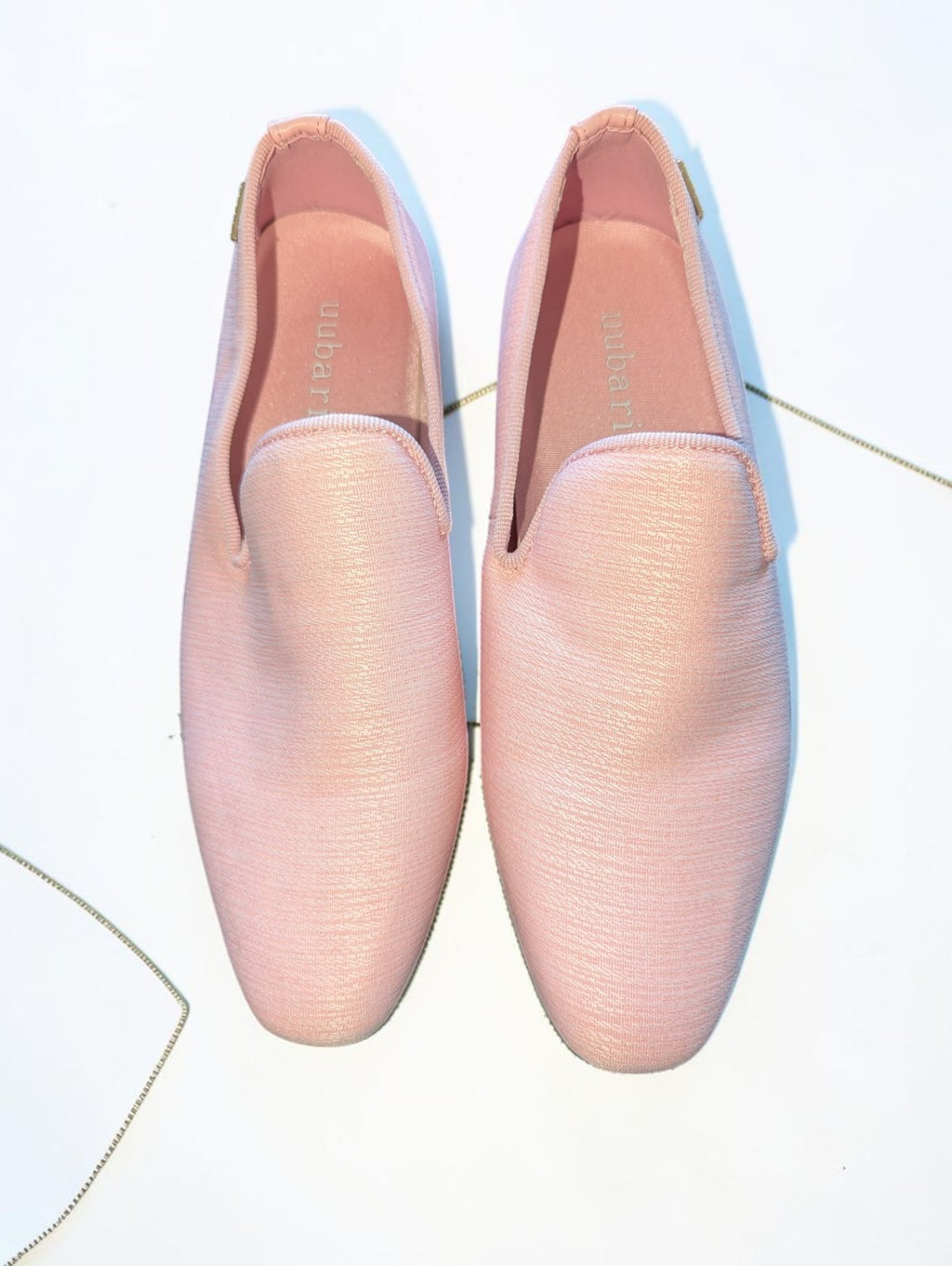Uubaris Men's Dress Loafers Tuxedo Suit Slip-on Shoes Pink, Size 6